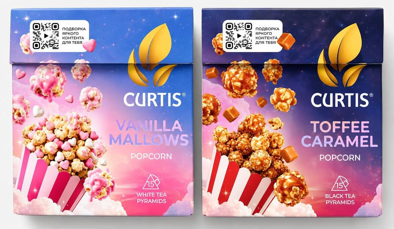 🍿 Чай со вкусом попкорна завезли в питерские магазины.