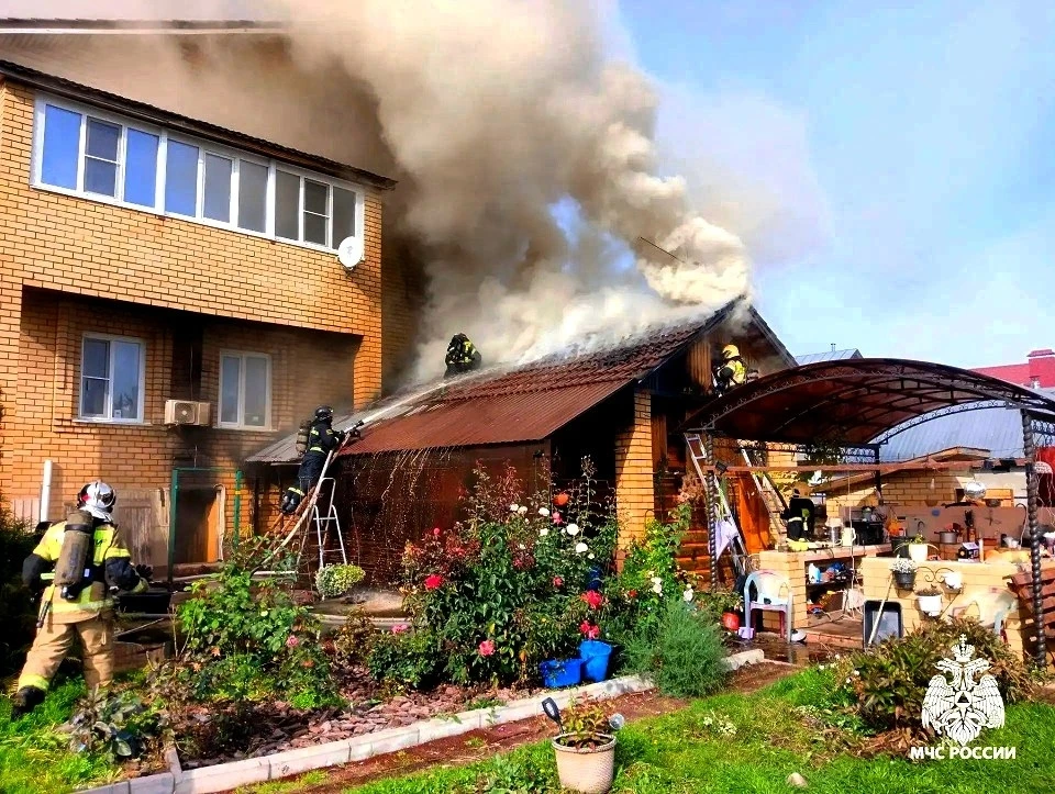 ‼️😱Серьезный пожар на 150кв.м, горел частный дом