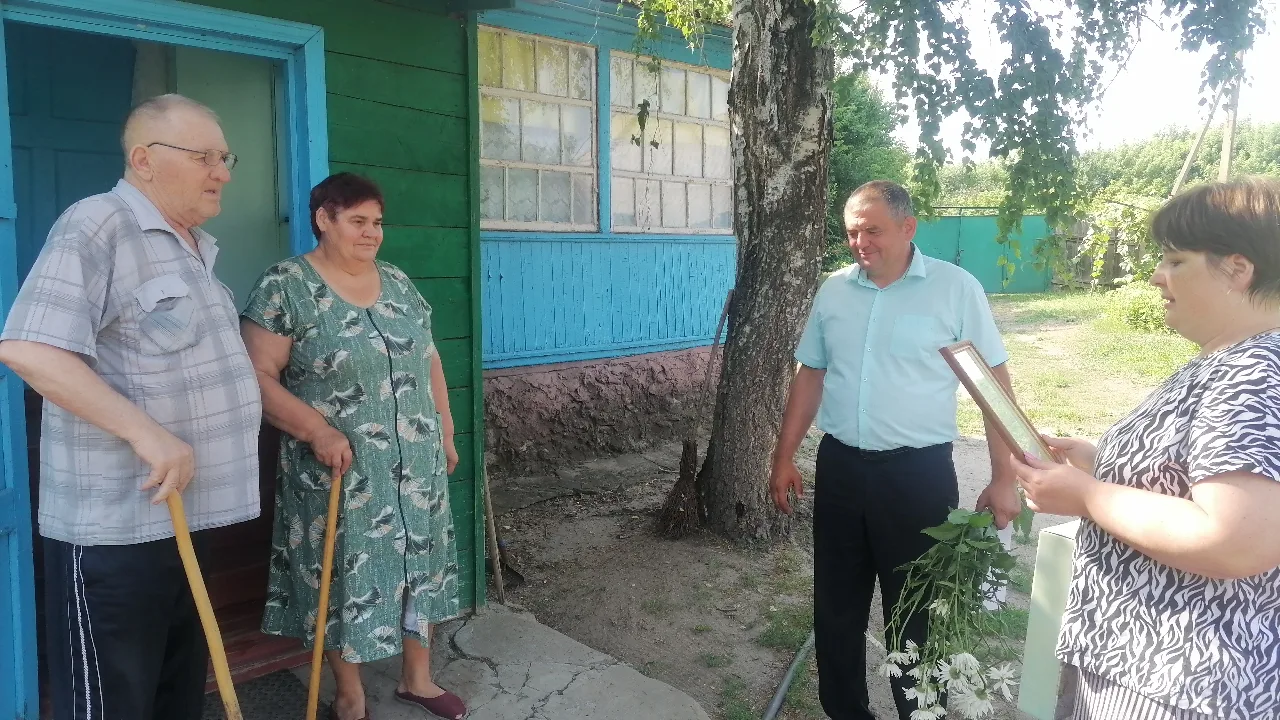 «Два сердца» поздравительная акция.  
8 июля в селе Новопавловка прошло чествование семейных юбиляро