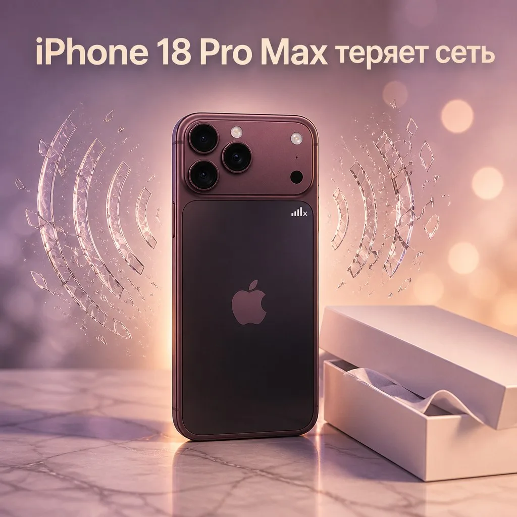 iPhone 18 Pro Max меняют бесплатно из-за потери сети