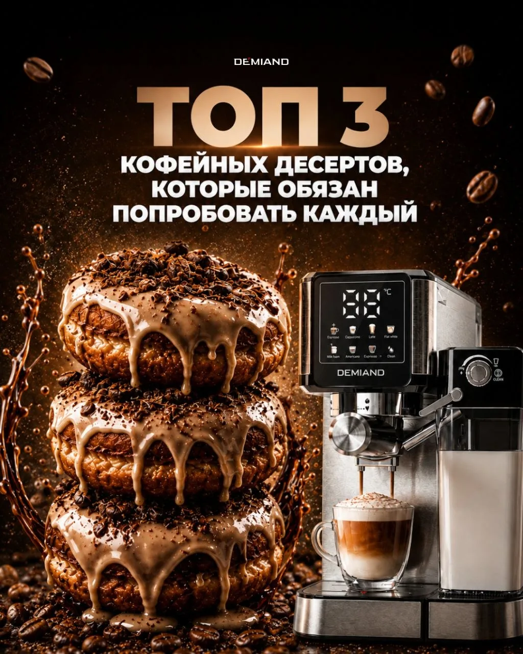 Кофейное настроение: 3 десерта с любимым вкусом ☕️🍰