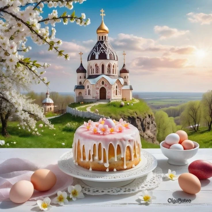 Христос воскресе! С праздником святой Пасхи всех православных!