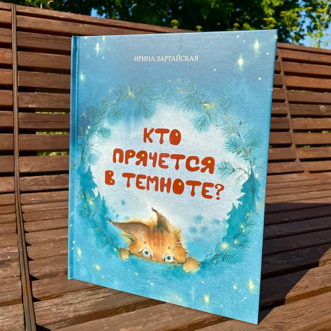 Книжка-картинка Ирины Зартайской "Кто прячется в темноте?" -- терапевтическая книжка-картинка для ма
