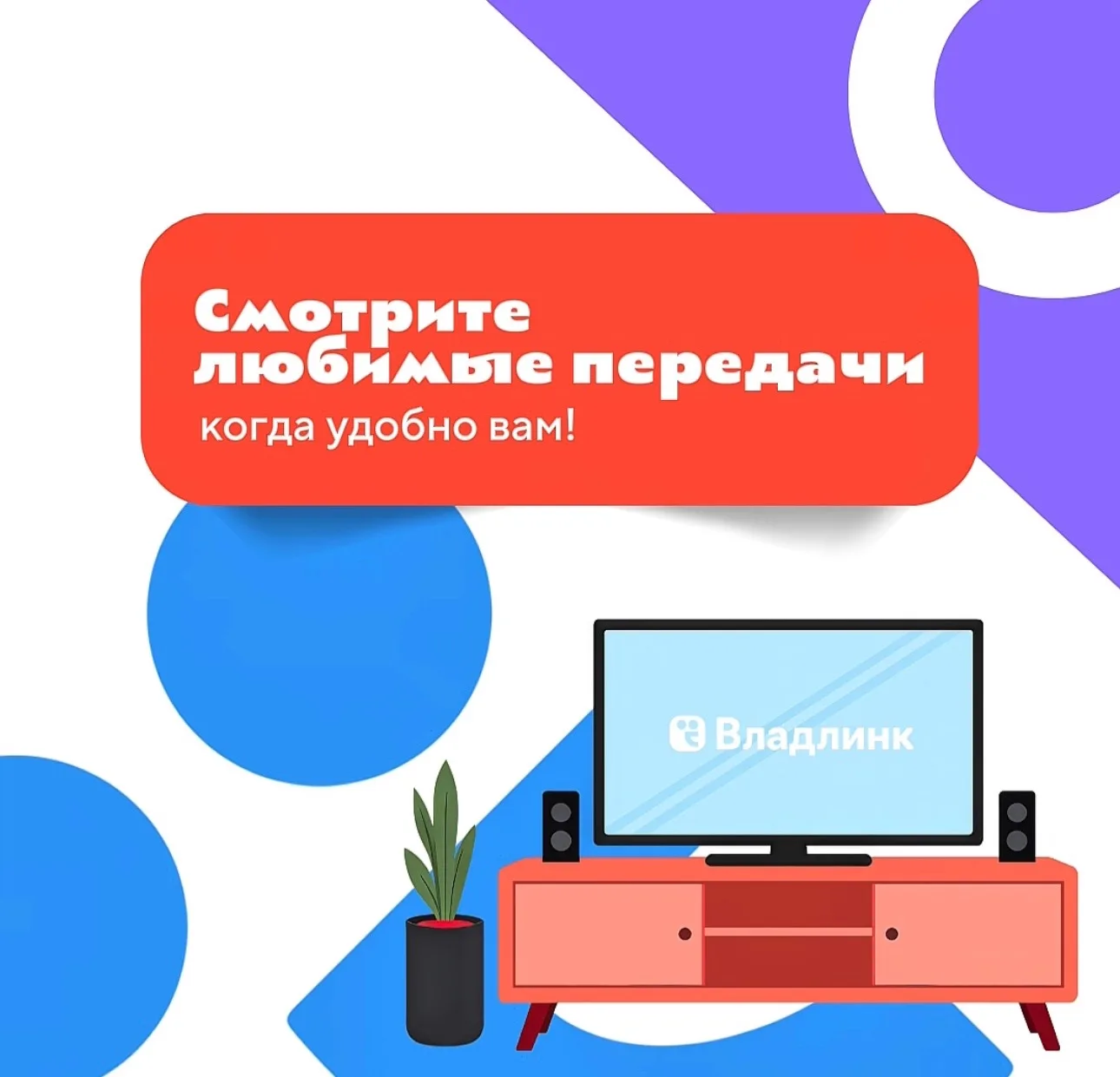 Пропустили любимую передачу по телевизору? Не беда!✨

В нашем приложение «Владлинк ТВ» вы можете нас