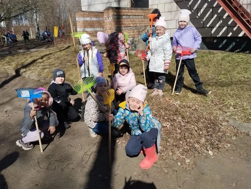 🌱 Субботник в детском саду🌱