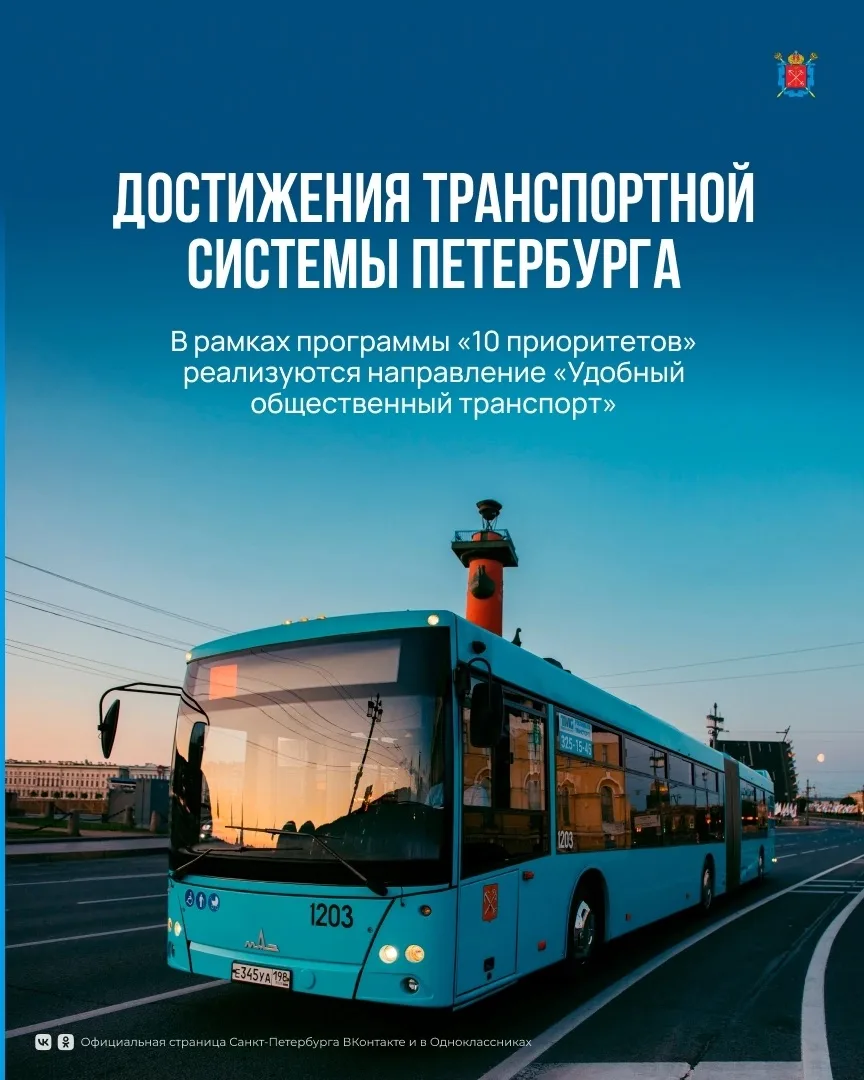 В Петербурге обновляется подвижной состав, расширяется трамвайная сеть, появляются совр...