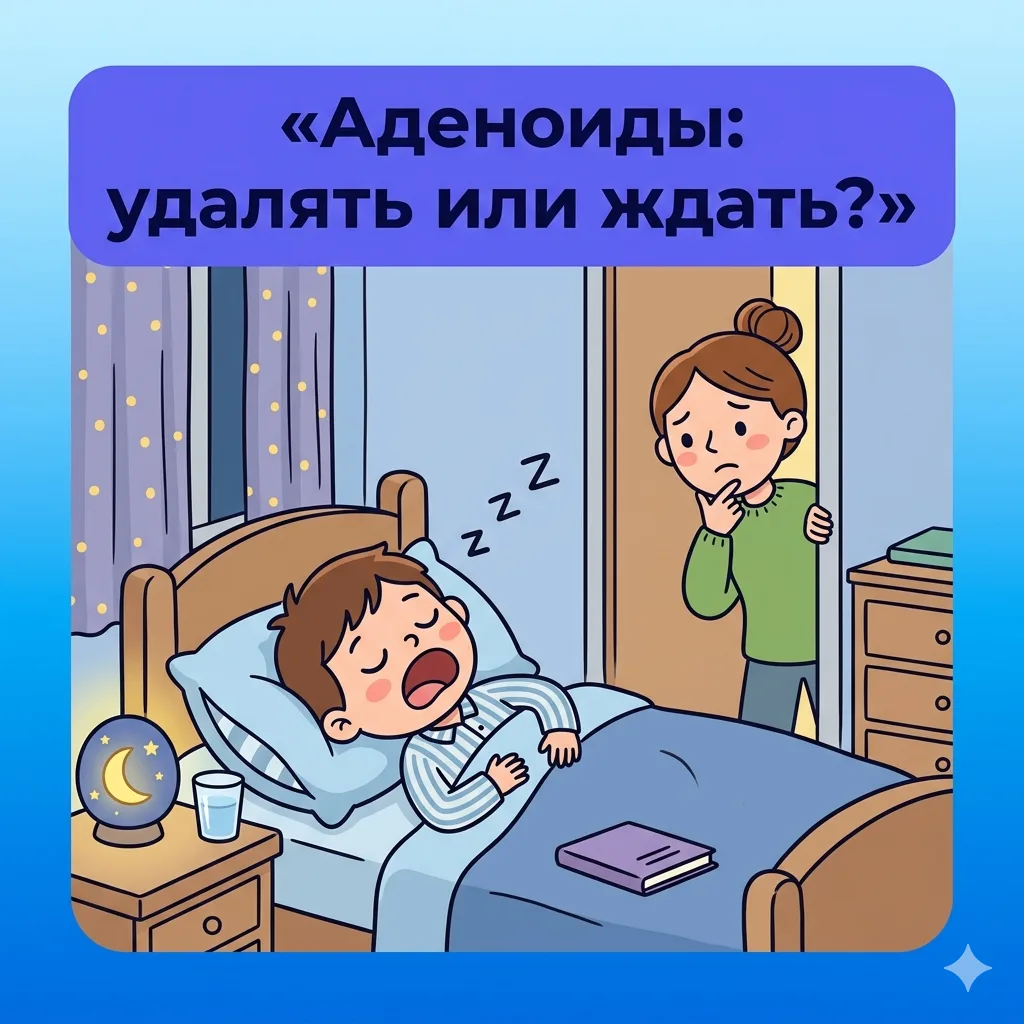 Аденоиды: удалять или ждать?