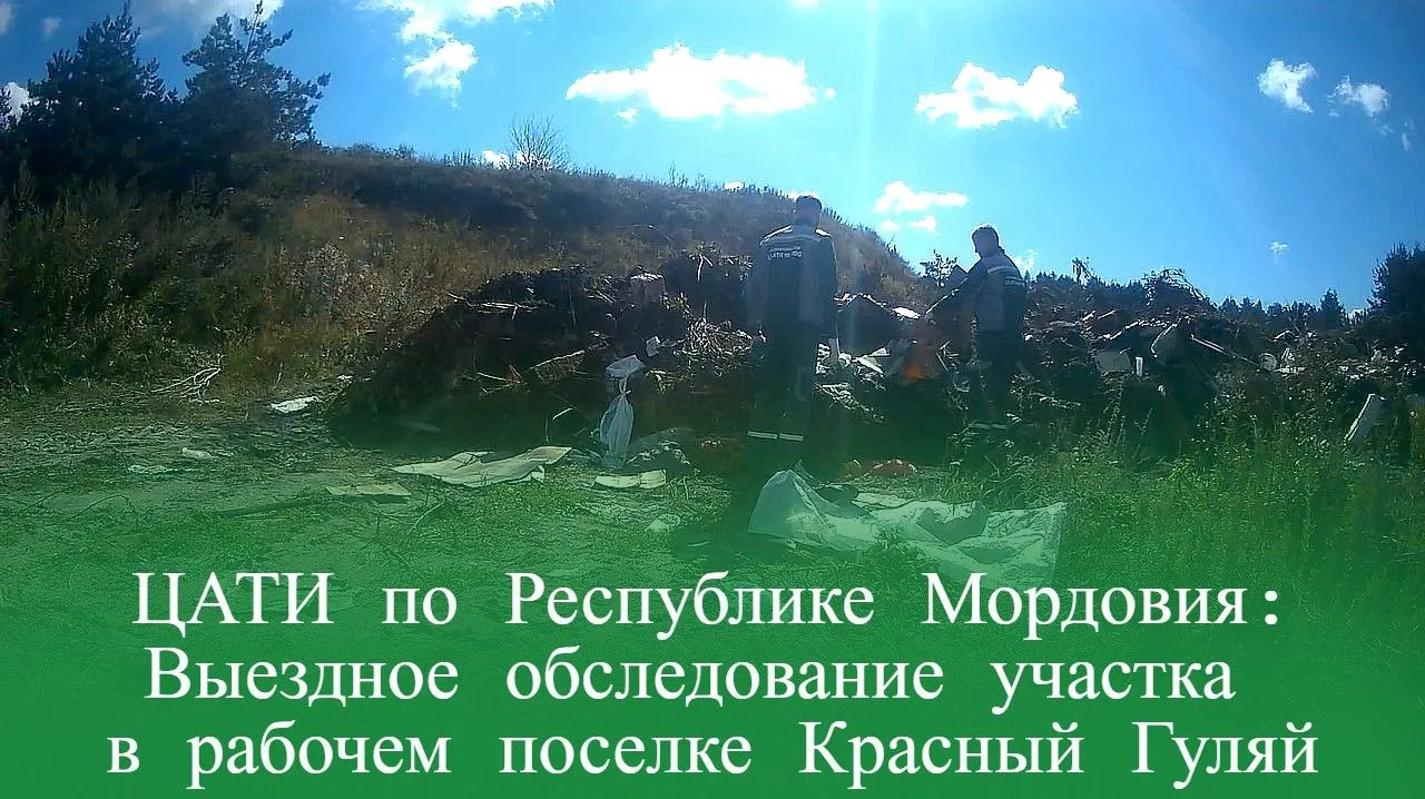 ЦАТИ по Республике Мордовия: Выездное обследование участка в р.п. Красный Гуляй