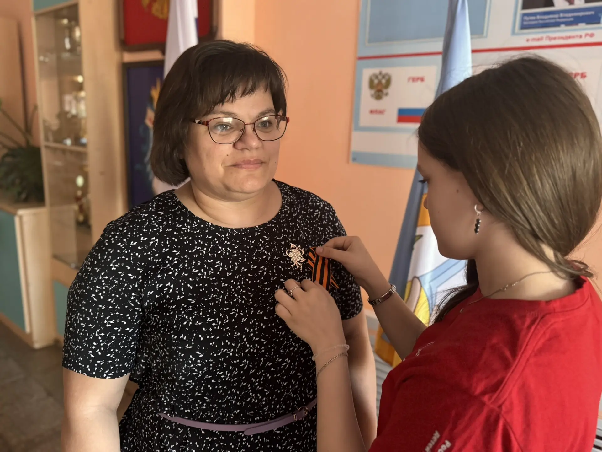 Гордимся символом Победы! 🎗️