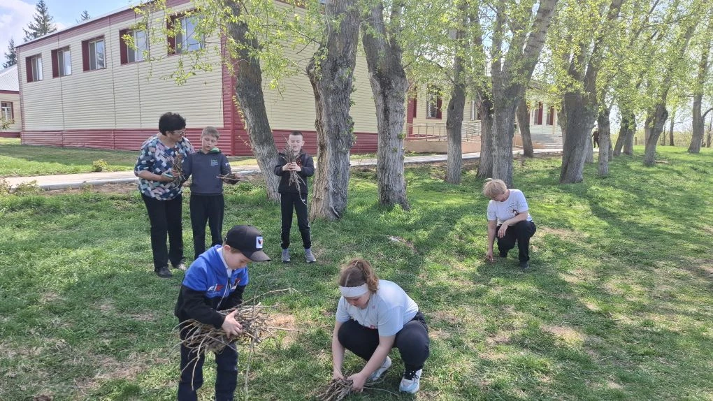 Средник около школы и прилегающей территории
#эковесна26
#петропавловскаяоош
#новошешминскийрайон