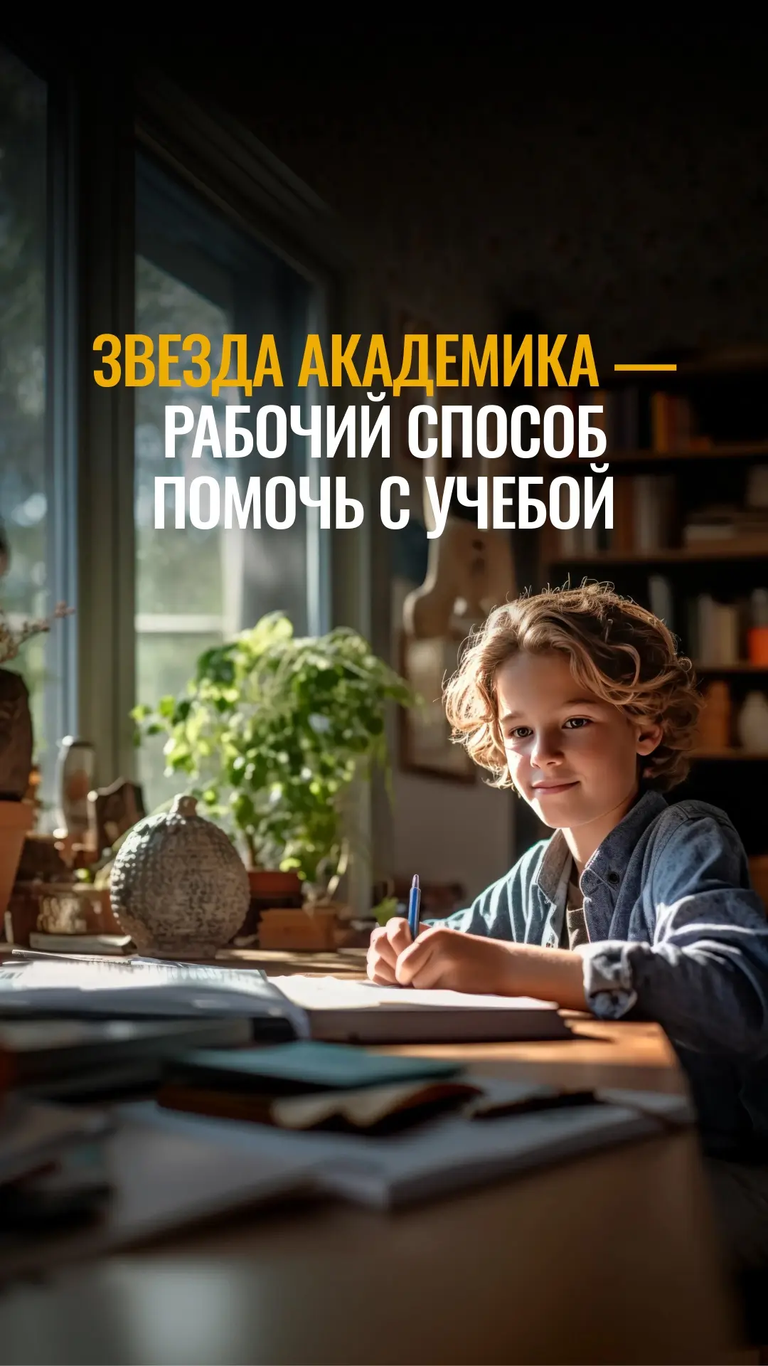 В вашем доме есть ученики? Необязательно школьник — это может быть студент, или вы сами...