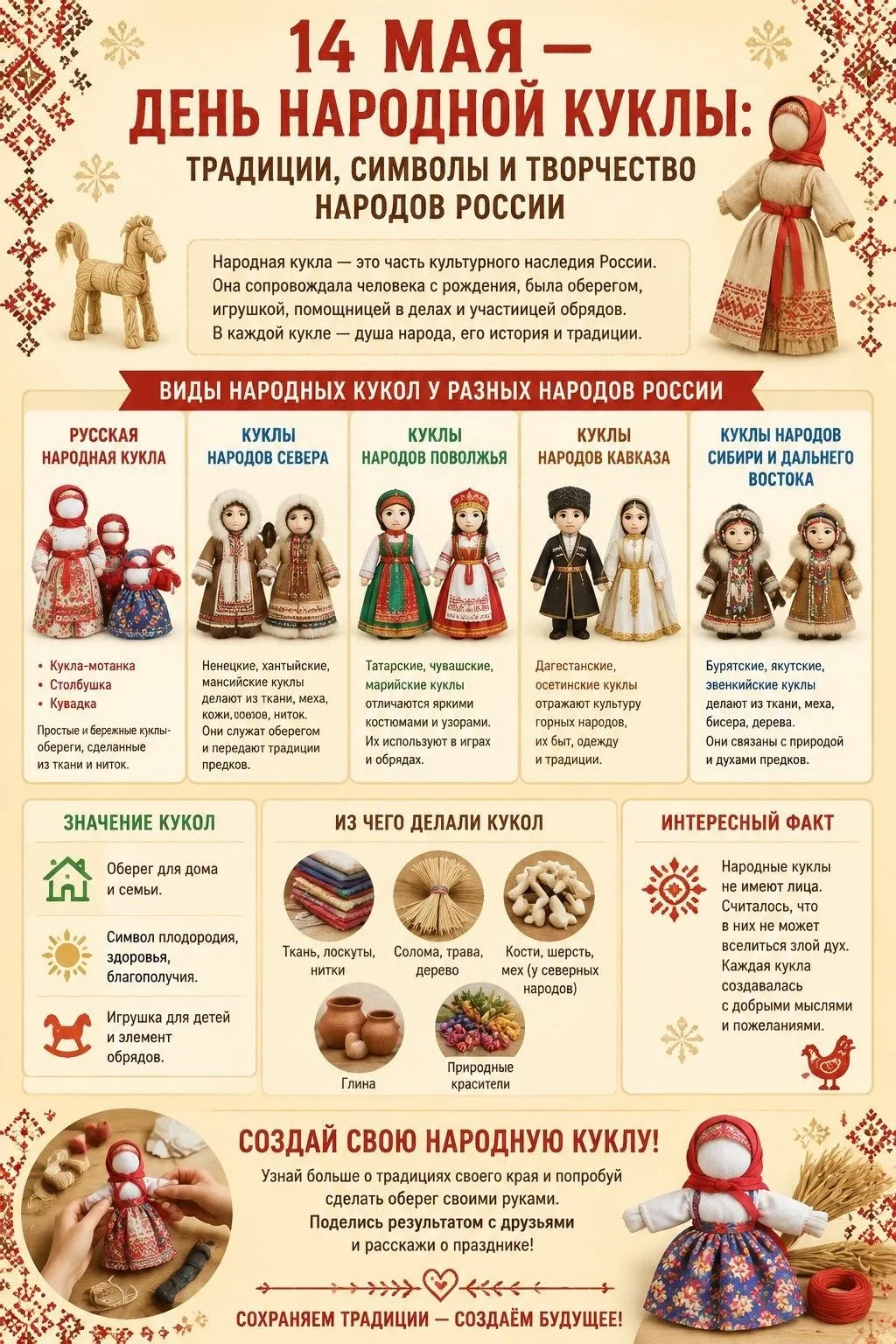 14 мая — День народной куклы!