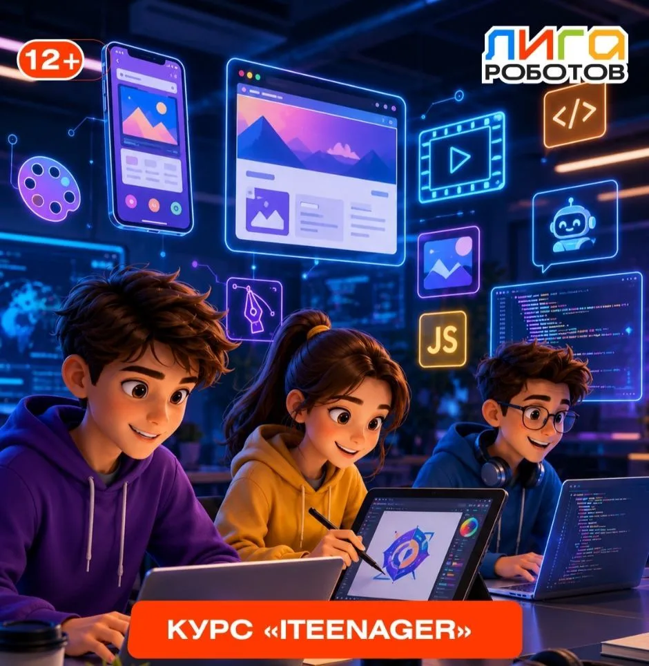🚀 Не просто сидеть в телефоне — создавать технологии!

Курсы Программирования 
В Лиге Роботов 🤖 

