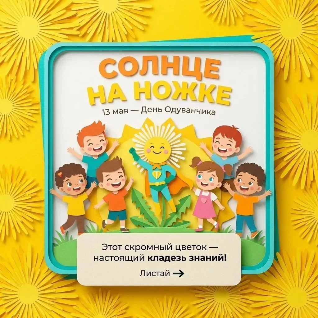 13 мая отмечаем День самого солнечного цветка. Внутри серии: