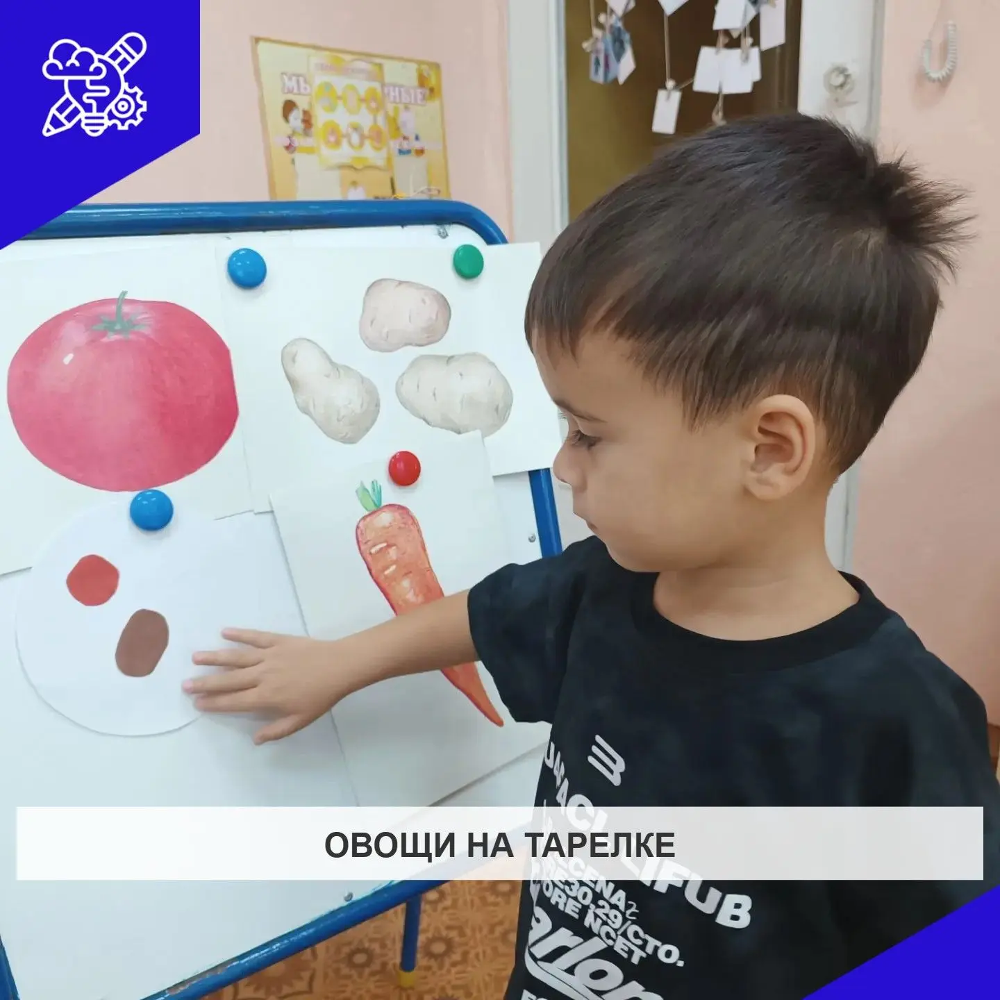 ОД в старшей группе аппликация "Овощи на тарелке". Задачи: закрепить умения различать о...