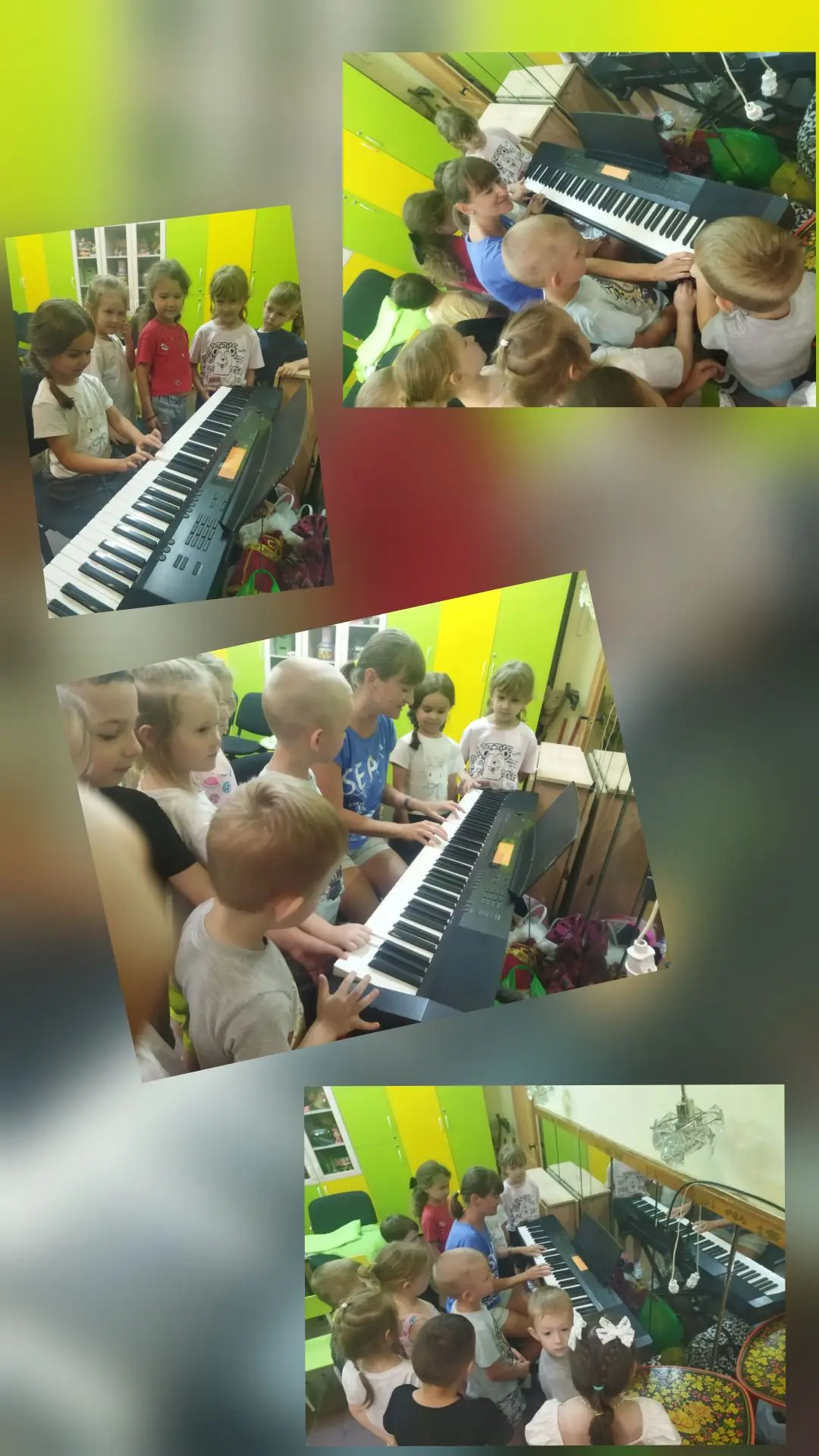 ✨️Волшебное знакомство: группа «Бабочки» открыла для себя пианино!