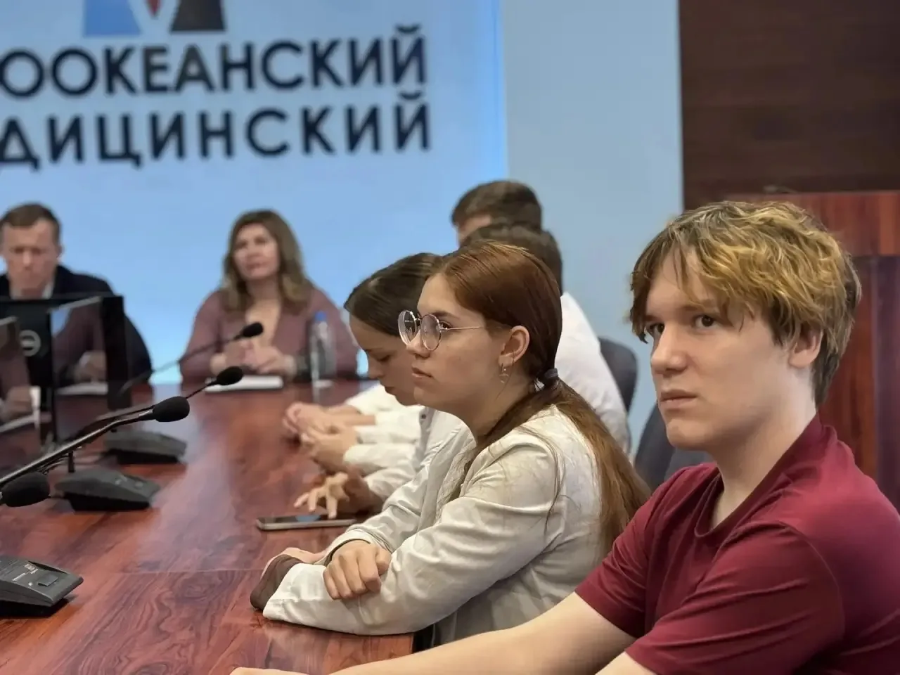 Телемост студентов ТГМУ с военными врачами: разговор о главном  В Тихоокеанском медицинском универси