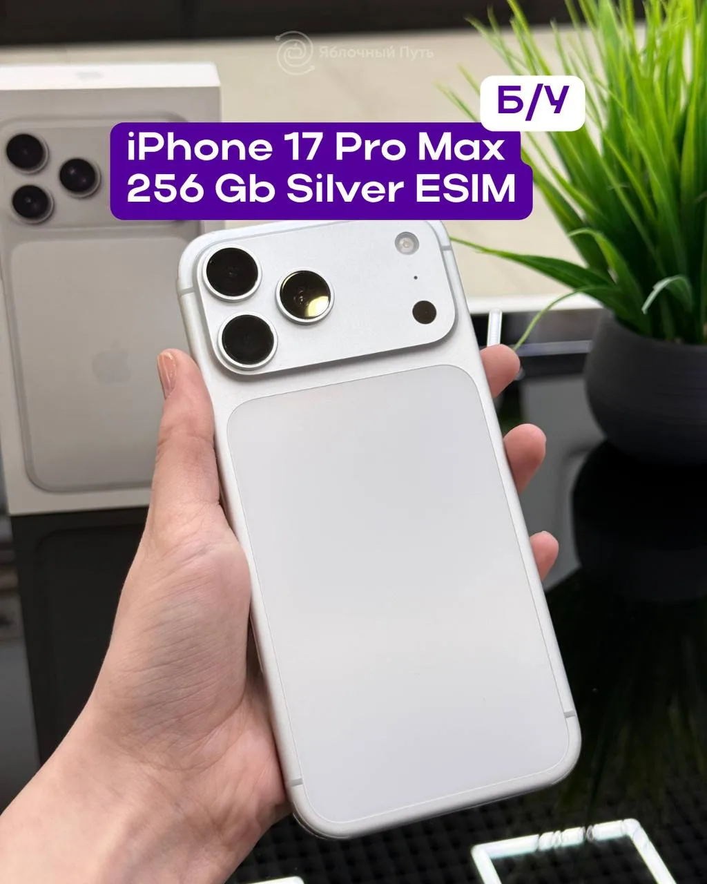 📱 iPhone 17 Pro Max 256GB Silver (eSIM)