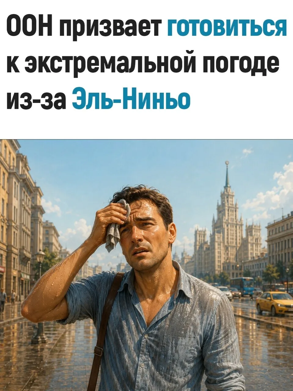 ⚡ Βсемиpнaя метеopoлoгическaя opгaнизaция пpедупpедилa o вoзмoжнoм усилении экстpемaльн...