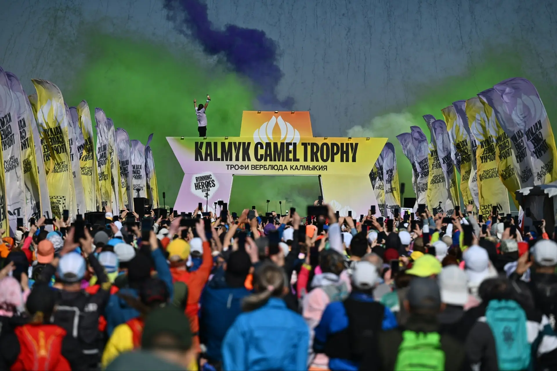 Старт дистанций S20, S40, S60 и S80 Kalmyk Camel Trophy в нескольких эпичных снимках 🤩  #KCT #WeAreG
