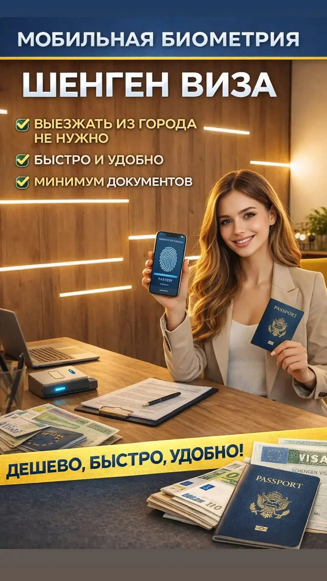 ✨ Шенгенская виза без выезда из города 😍✈️