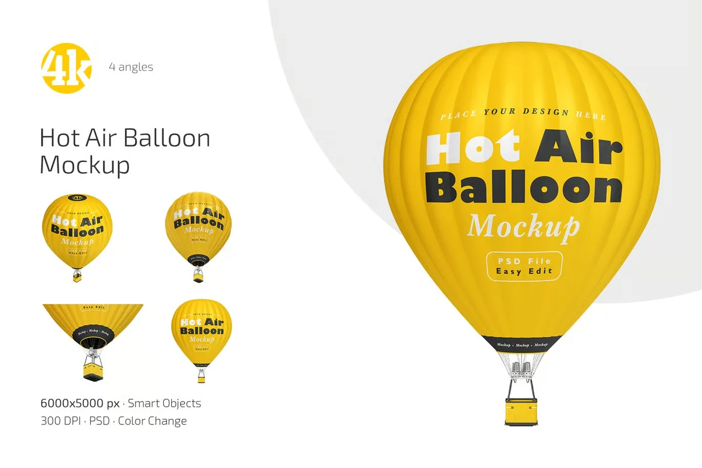 ✅ Hot Air Balloon Mockup Set

4 мокапа воздушного шара

📁 PSD

#️⃣ #Mockup #Photoshop
ℹ️ Подробнее
