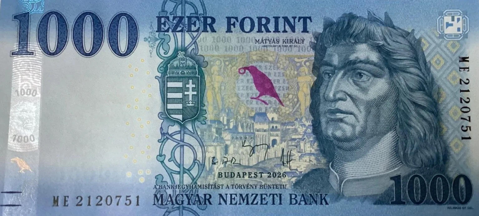 🇭🇺 1000 форинтов 2026 года