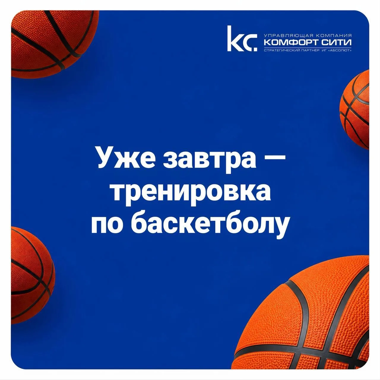 Завтра играем в баскетбол! 🌤️