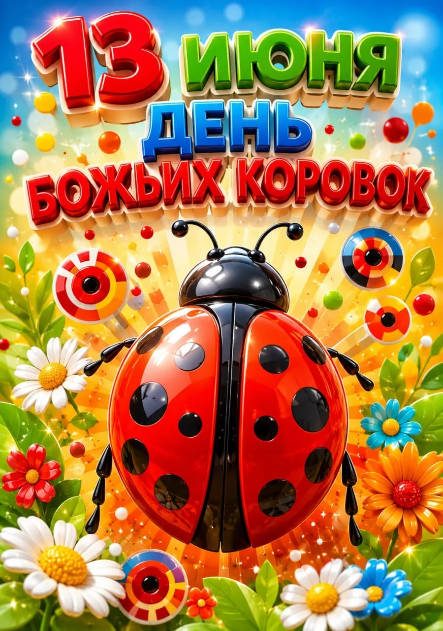 🔆 С Днём Божьих Коровок!


☀️✨🟢✨☀️

МЫ в МАХ - подписаться.

❤️ Фабрика Поздравлений
📌#праздник