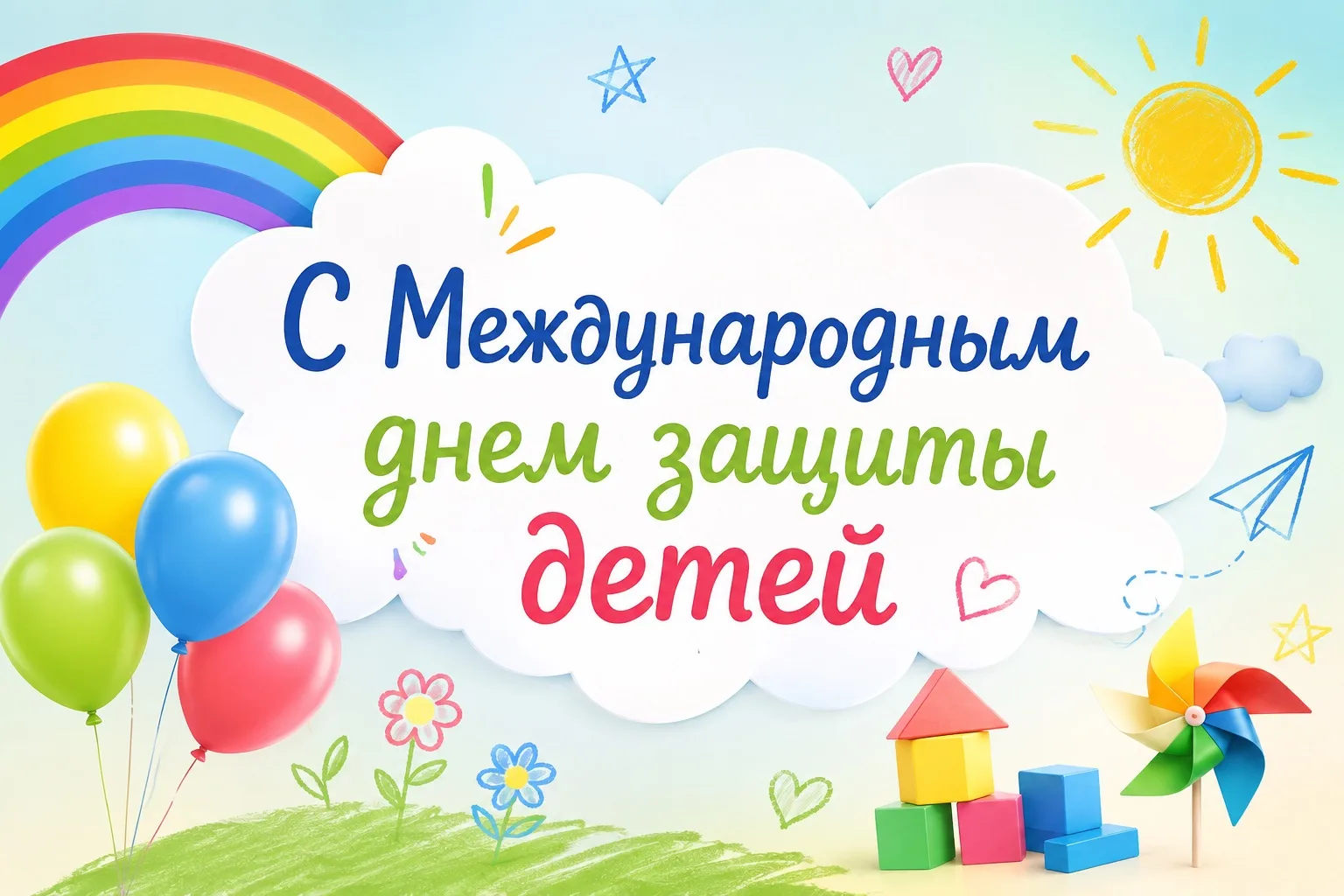Уважаемые дети, родители и педагоги!

Поздравляю вас с Международным днём защиты детей!

Этот день н