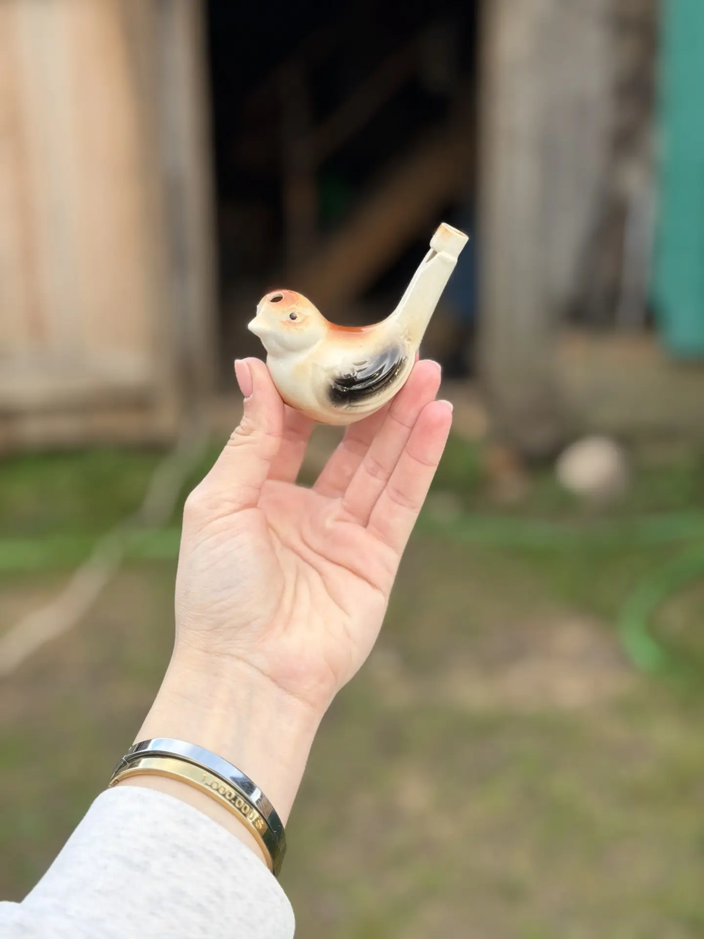 Соловушка прилетела😍  Очень красивая расписная керамическая свистулька! Не только интересная игрушка