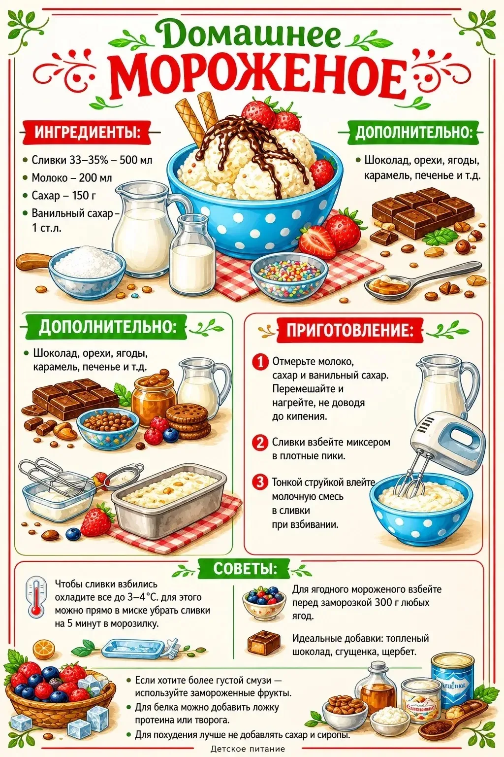 Домашнее мороженое 🍧

Оцените пост 🩷

Детское питание - Подписаться!