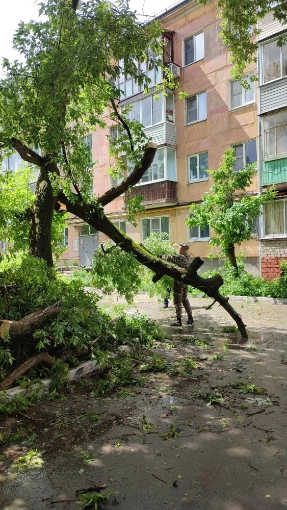 ⛈️Сегодня из-за резкого ухудшения погоды и усиления ветра на территории дома по адресу ...