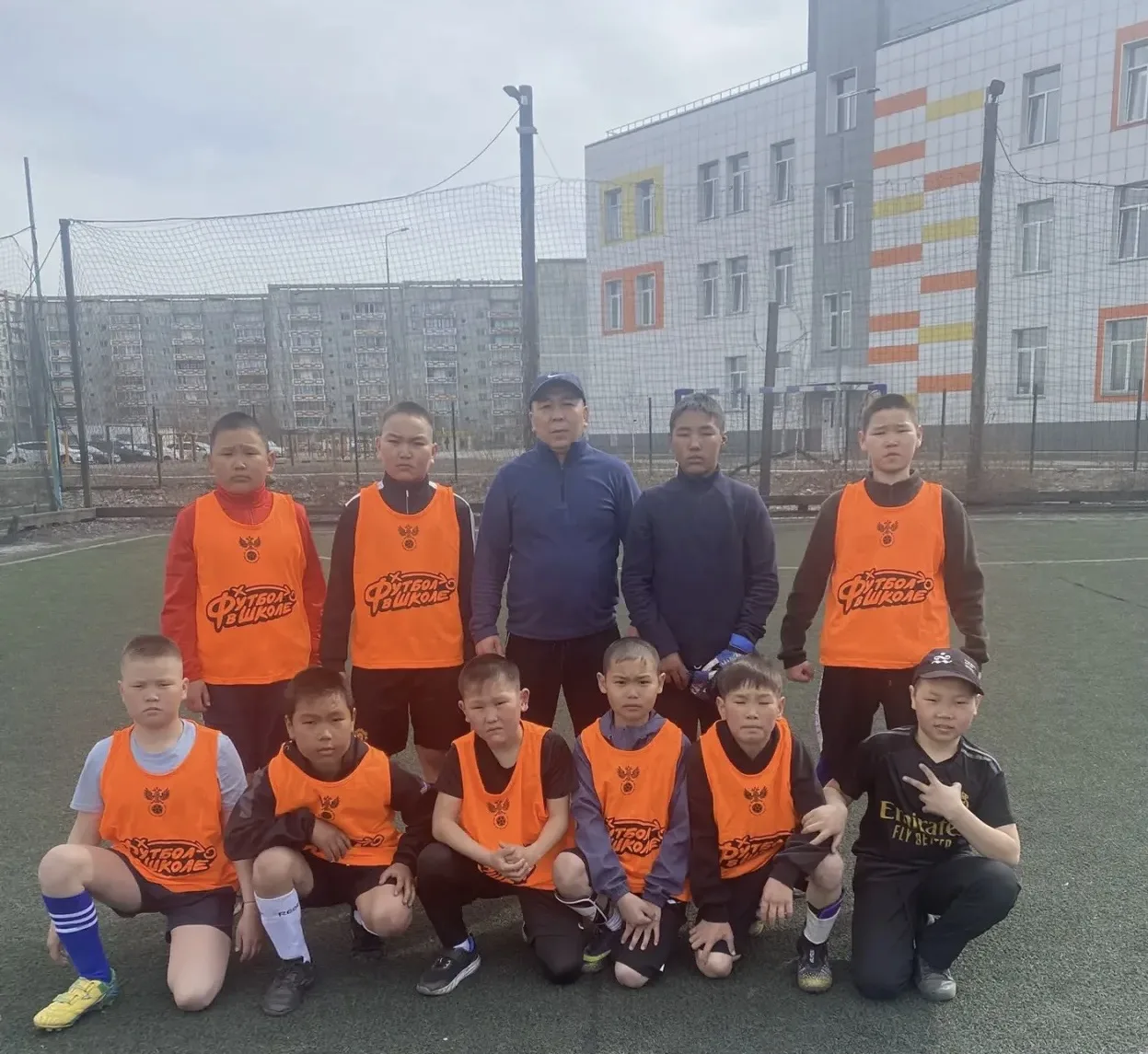 Сегодня 20.04.2026г. наша школьная футбольная ⚽команда мальчиков продемонстрировала выдающиеся резул