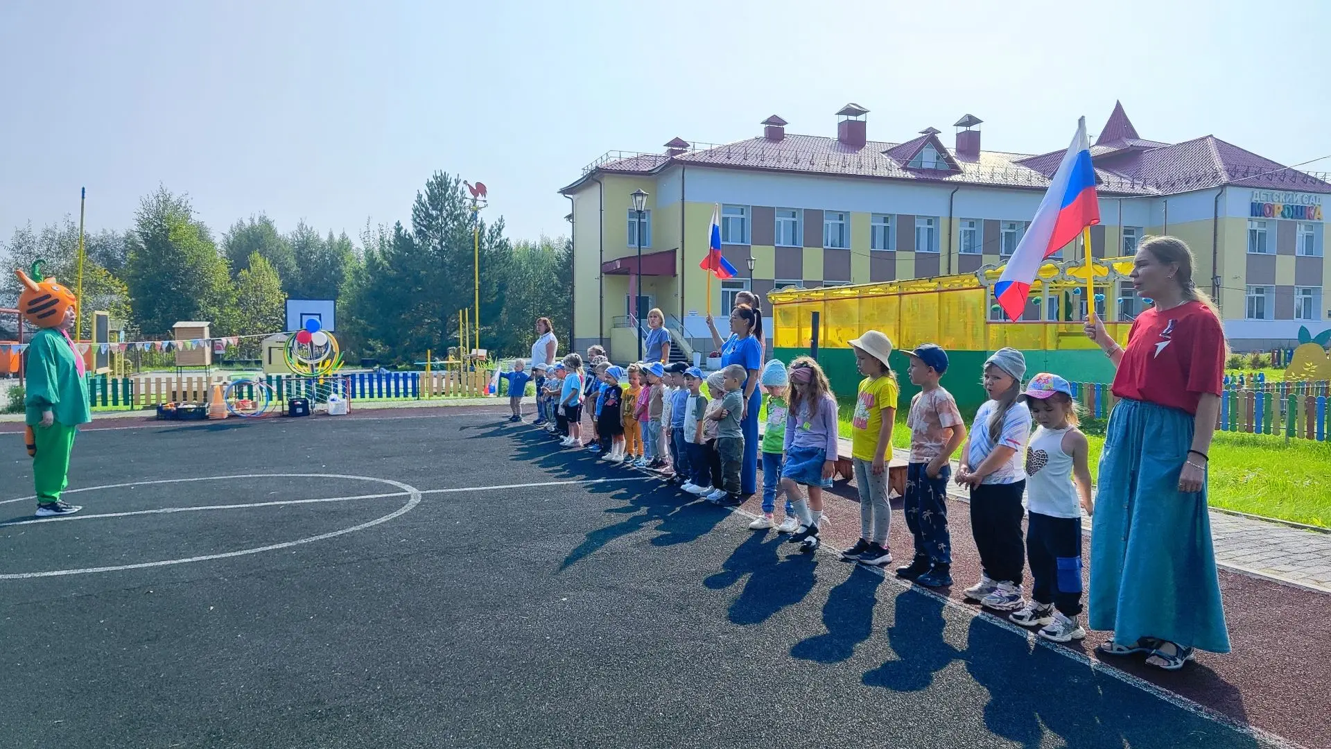 «Гордимся своим флагом»: как в детском саду отметили День Государственного флага РФ    ...