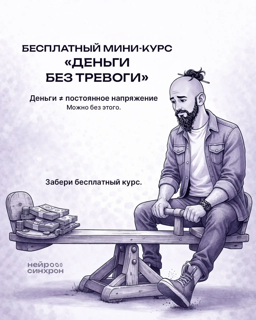 Бесплатный мини-курс «Деньги без тревоги»
