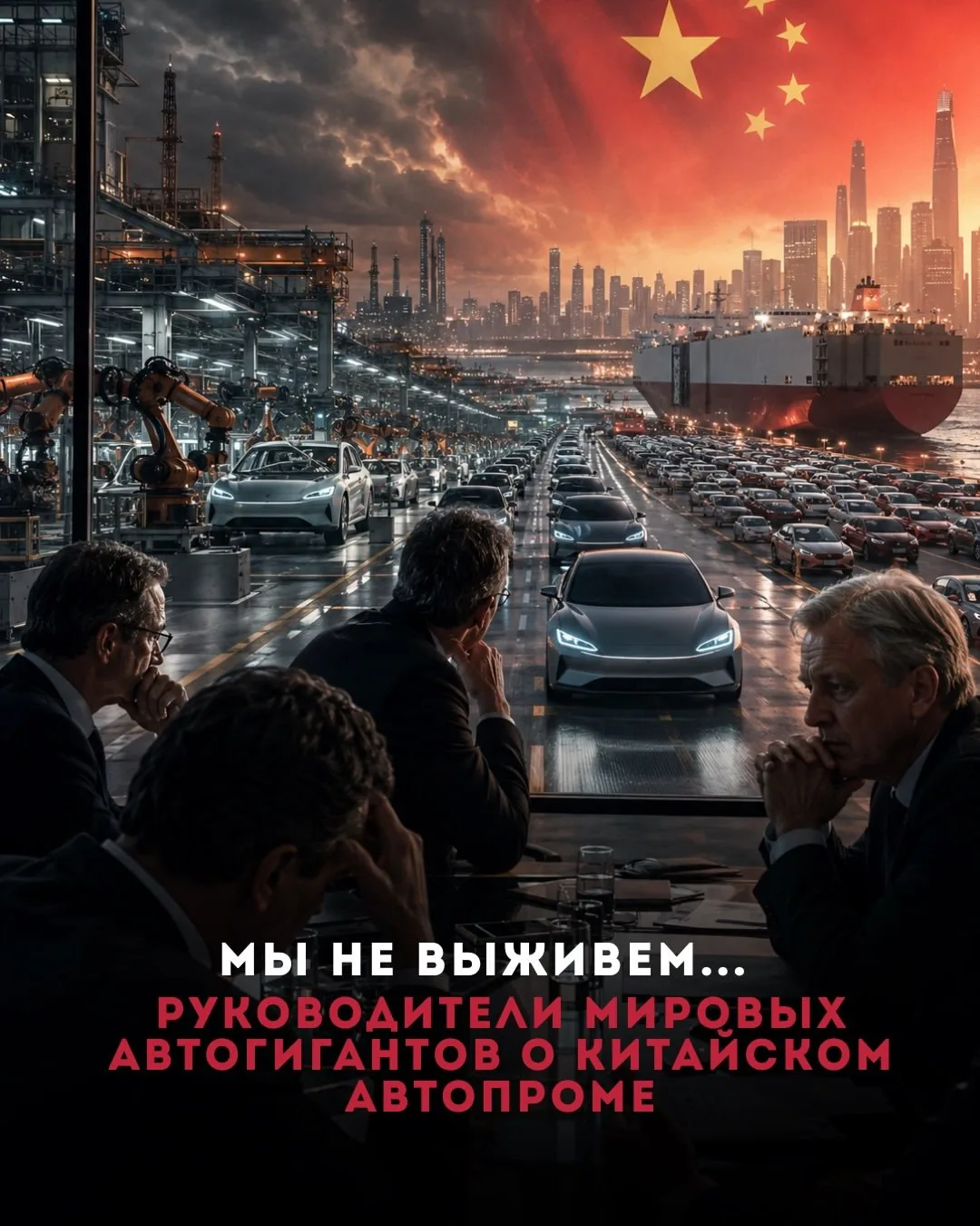 Восемь CEO мировых автогигантов признают одно и то же: Китай уже не догоняет — он задаё...