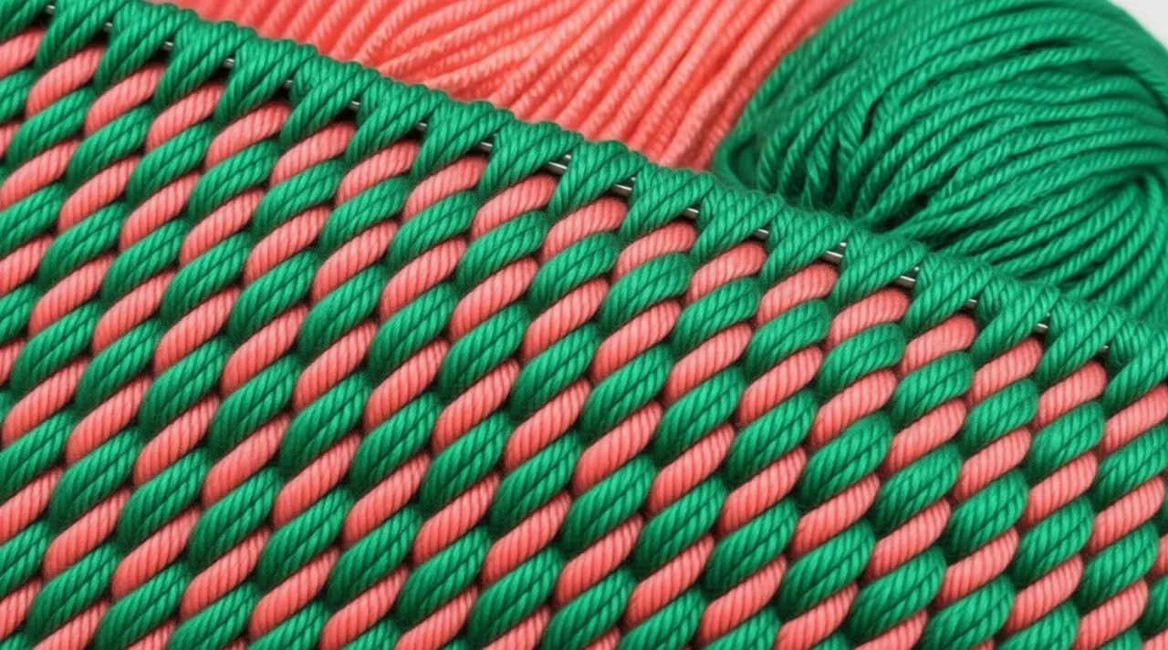🧶 «ПЕРЕКРУЧЕННЫЙ УЗОР» — просто, но эффектно  📌 Минималистичный узор всего из одной петли в раппорте