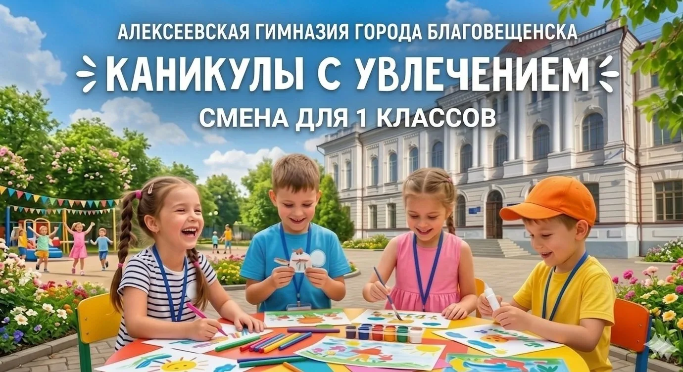 Каникулы с увлечением – летняя познавательная смена для учащихся 1-х классов. 🌞