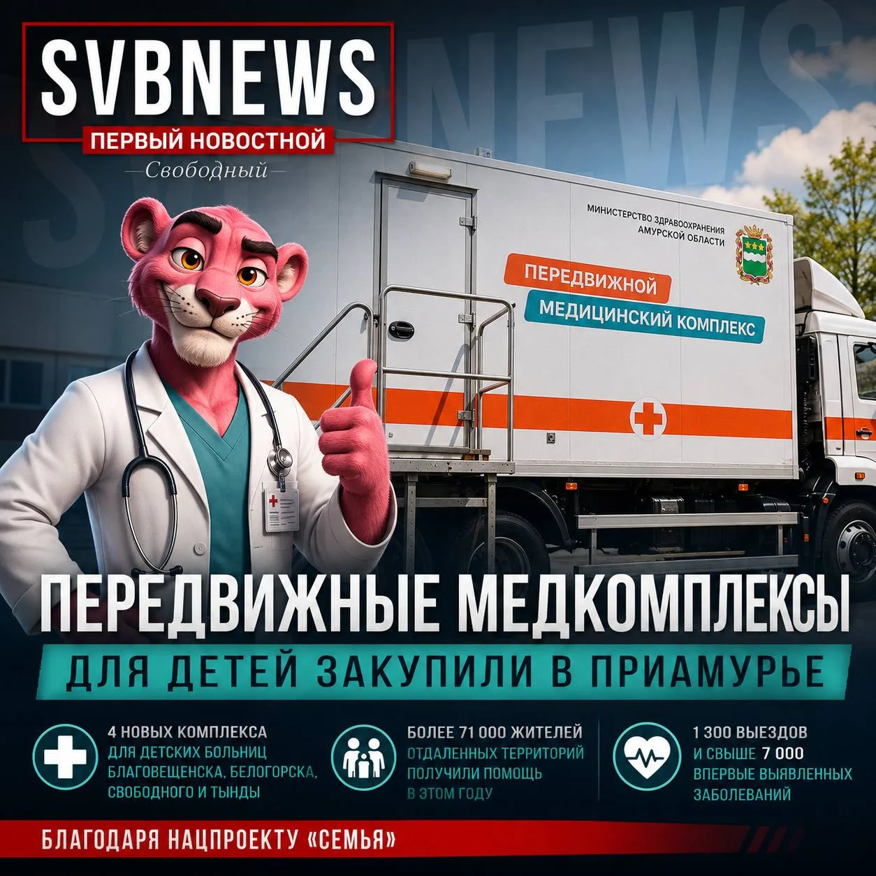 Передвижные медкомплексы для детей закупили в Приамурье

Четыре современных авто для медосмотров, пр