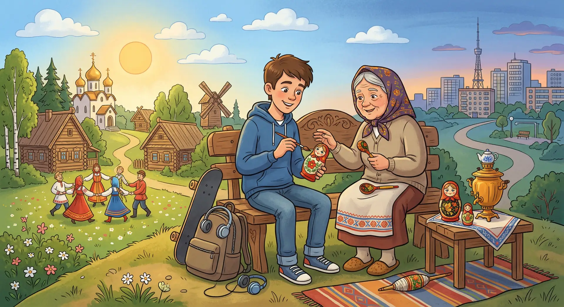 🌸 Между прошлым и будущим: как народные традиции помогают справиться с подростковым кр...