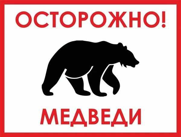 🐻
Внимание!
На территории СОНТ «Черёмушки», СНТ «Подземник», ТСН «Строитель-1», ТСН «Строитель-2», 