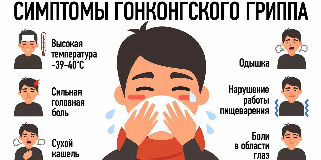 ❗️ В России распространяются мутировавшие штаммы «гонконгского» гриппа. Случаи заражени...