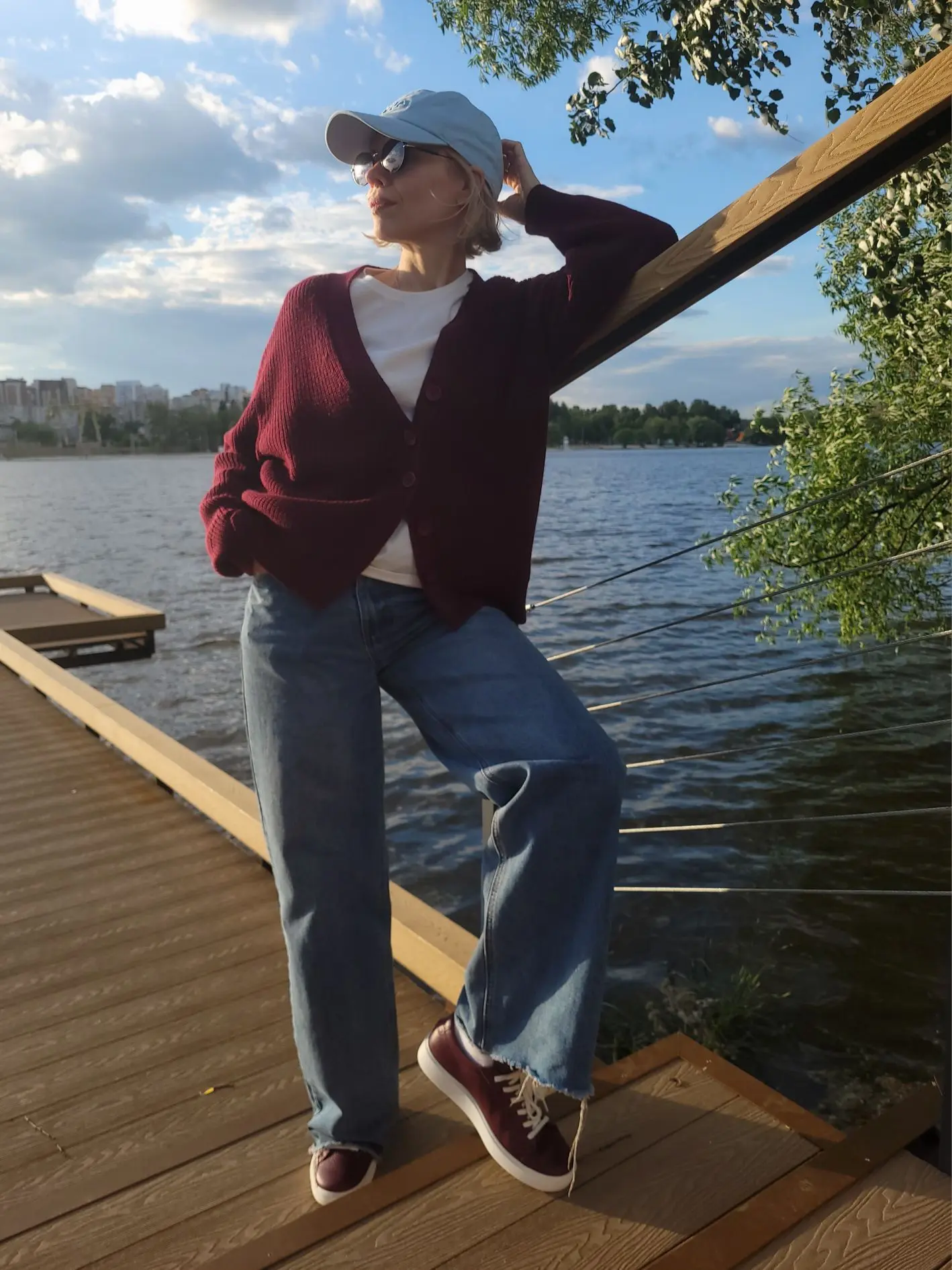 Кардиган/меринос/объемная вязка
