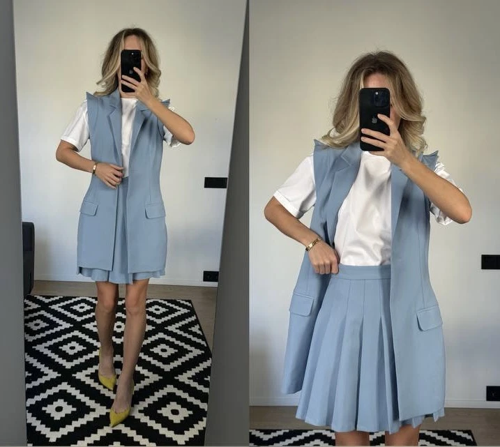 Удлиненный жилет — универсальный элемент гардероба для теплого сезона😍