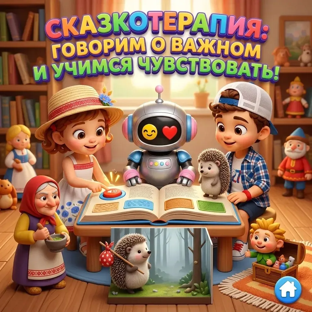 ✨ Сказкотерапия — мягкая поддержка для ребёнка! ✨