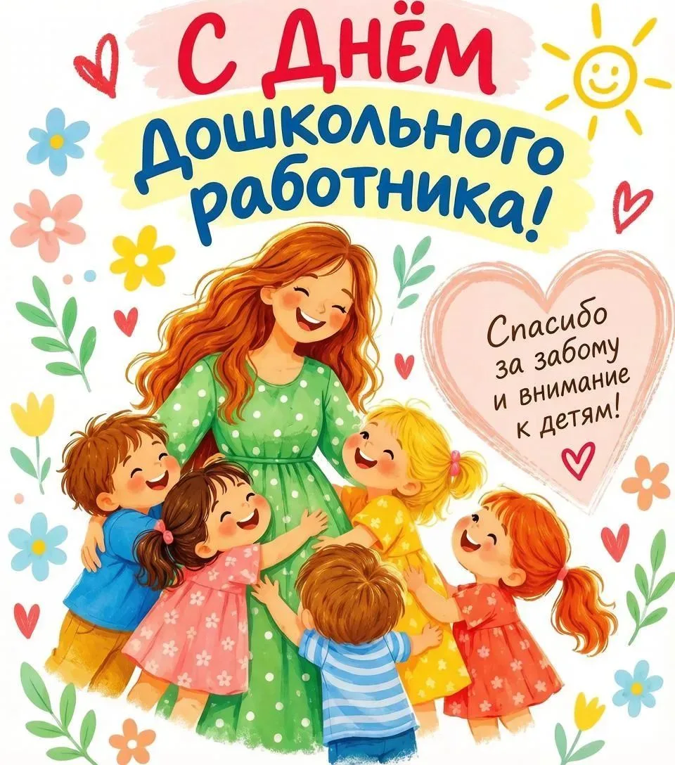 С  Днём дошкольного работника!