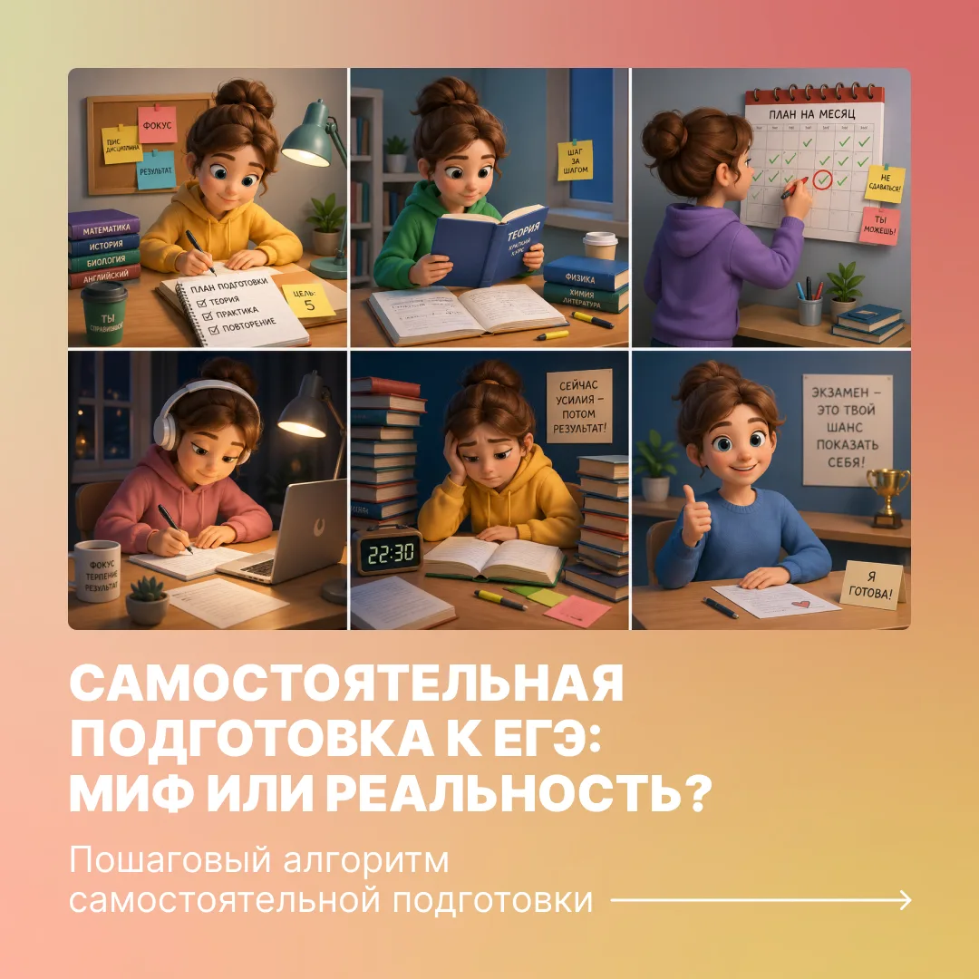 Самостоятельная подготовка к ЕГЭ: миф или реальность?🤔