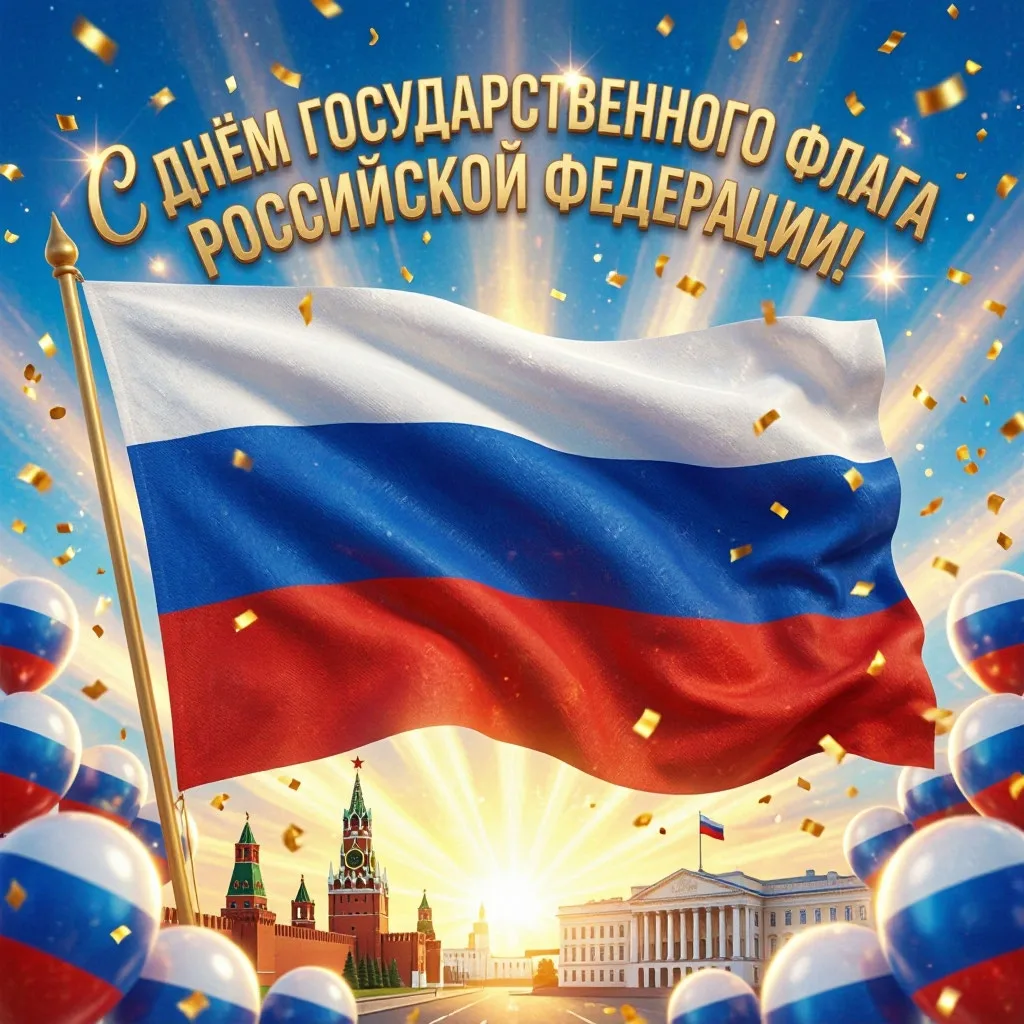 🎉 С Днём Государственного флага Российской Федерации! 🇷🇺