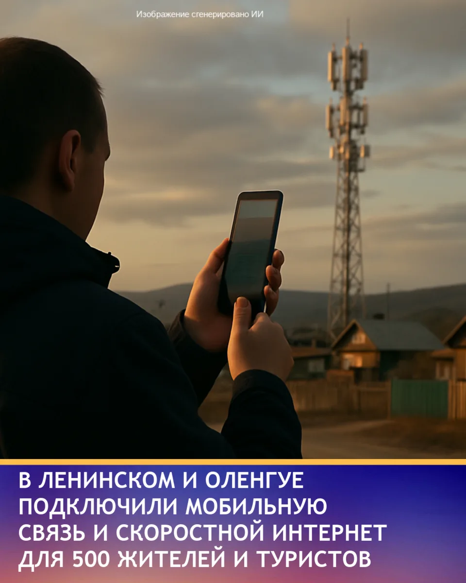 В посёлке Ленинском и селе Оленгуй для около 500 жителей и туристов появилась голосовая...